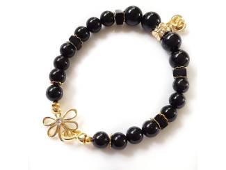 Armbanden Armband van agaat en messing