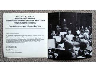 Grammofoon / Vinyl Exclusief Document Ter Herinnering Aan Joseph Krips ZGAN