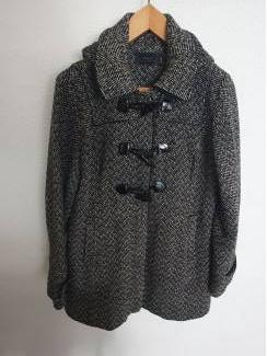 Dameskleding dames winterjas (zwart/wit) MT46