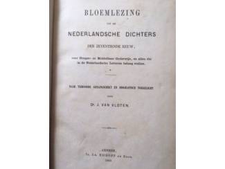 Antiquarische boeken Bloemlezing uit de Ned. dichters der 17de eeuw - v. Vloten