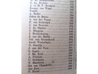 Antiquarische boeken Bloemlezing uit de Ned. dichters der 17de eeuw - v. Vloten