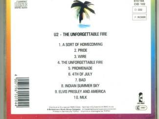 CD U2 &ndash; The Unforgettable Fire 10 nrs 2CD 1984 ZGAN