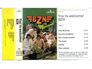 Cassettebandjes BZN &ndash; You&rsquo;re Welcome 11 nrs cassette 1978 ZGAN