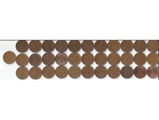 1 Cent complete set Nederland Wilhelmina Juliana 1948 - 1980