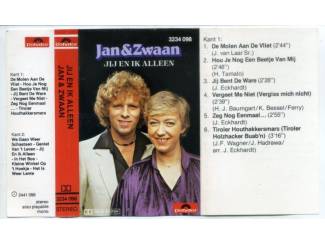 Cassettebandjes Jan & Zwaan &ndash; Jij En Ik Alleen 12 nrs cassette 1980 ZGAN