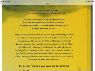 Fantasy Fantasy : Grim Dinsdag ( Garth Nix ) plastic folie