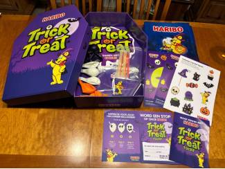 Halloween Haribo Halloween box trick or treat pakket kartonnen kist