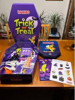 Halloween Haribo Halloween box trick or treat pakket kartonnen kist