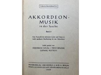 Overige Boeken en Diversen Akkordeon Musik in der Tasche (prijs incl. verzendkosten)