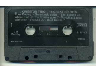 Cassettebandjes Kingston Trio 16 Greatest Hits 16 nrs cassette ZGAN