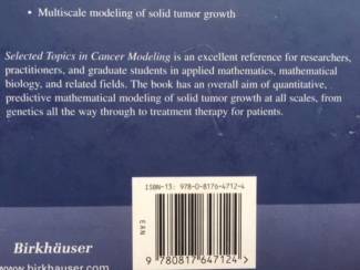 School- en Studieboeken Selected Topics in Cancer Modeling - Nicola Bellomo e.a.