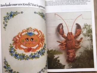 Creativiteit Sterrenbeeldjes ook in kruissteek