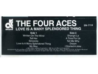 Cassettebandjes The Four Aces &ndash; Love Is A Many-Splendored Thing 10 nrs ZGAN