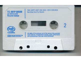 Cassettebandjes Rita Coolidge &ndash; The Lady's Not For Sale 10 nrs cassette 1972