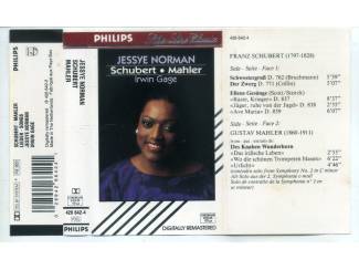 Cassettebandjes Jessye Norman Schubert Mahler Irwin Gage 10 nrs cassette1972