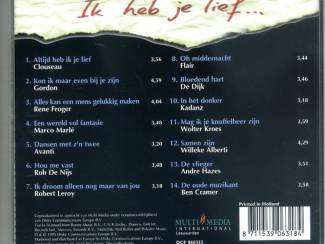 CD Ik heb je lief 14 nrs diverse artiesten cd 1995 ZGAN