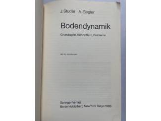 School- en Studieboeken Bodendynamik - J. Studer, A. Ziegler