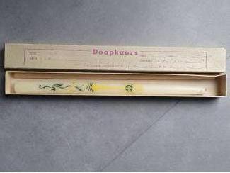 Religie vintage doopkaars