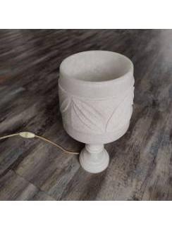 Vintage Zoutlamp met bladmotief