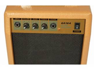 Versterkers Microfoonversterker / Gitaarversterker 10W RMS bruin of zwart