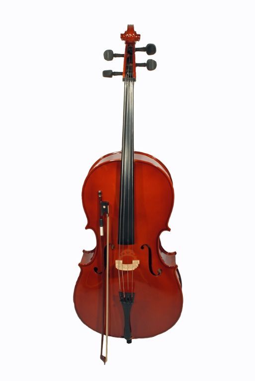 Cello 3/4 (voor kleinere volwassenen en tieners) + Hoes en Stok