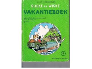 Suske en Wiske Vakantieboek nr. 8 – 1980 – schade schutblad