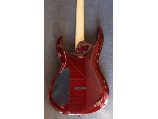 Snaarinstrumenten | Gitaren | Elektrisch Lâg Arkane A100-GRS Gothic Red Shadow, uniek exemplaar