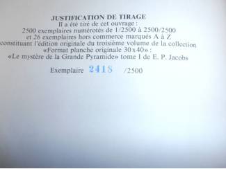 Stripboeken Le myst&egrave;re de la grande pyramide &ndash; Tome 1