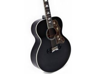 Snaarinstrumenten | Gitaren | Akoestisch Sigma GJM-SG200-Black+ Grand Jumbo Electro Limited edition