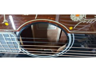 Snaarinstrumenten | Gitaren | Akoestisch Sigma GJM-SG200-Black+ Grand Jumbo Electro Limited edition + hoes