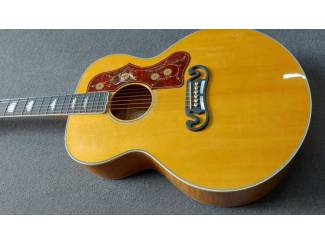 Snaarinstrumenten | Gitaren | Akoestisch Sigma GJM-SG200-Black+ Grand Jumbo Electro Limited edition + hoes