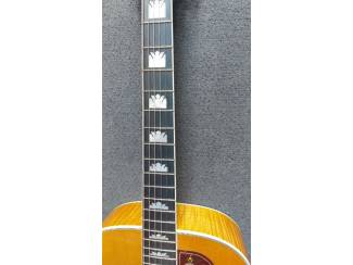 Snaarinstrumenten | Gitaren | Akoestisch Sigma GJM-SG200-Black+ Grand Jumbo Electro Limited edition + hoes