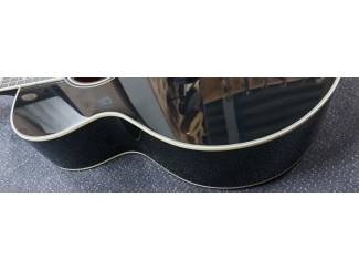 Snaarinstrumenten | Gitaren | Akoestisch Sigma GJM-SG200-Black+ Grand Jumbo Electro Limited edition + hoes