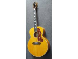 Snaarinstrumenten | Gitaren | Akoestisch Sigma GJM-SG200-Black+ Grand Jumbo Electro Limited edition + hoes
