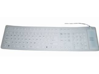 Computer Accessoires Gembird KB-109F-W Flexibel toetsenbord