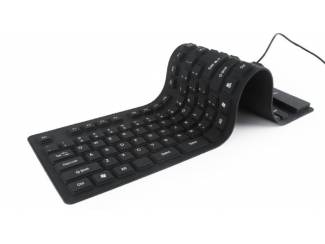 Computer Accessoires Gembird KB-109F-B Flexibel toetsenbord