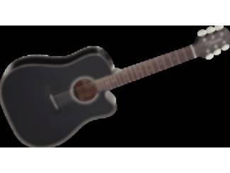 Snaarinstrumenten | Gitaren | Akoestisch Takamine Dreadnought semi-akoestische westerngitaar GD15, zwart