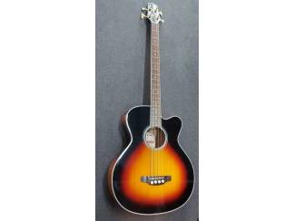 Snaarinstrumenten | Gitaren | Bas Takamine GB72CEBSB electro-akoestische basgitaar Brown Sunburst