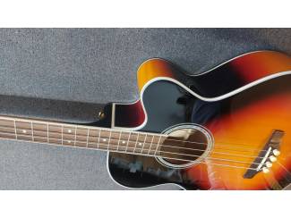 Snaarinstrumenten | Gitaren | Bas Takamine GB72CEBSB electro-akoestische basgitaar Brown Sunburst