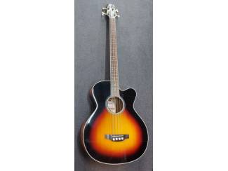 Snaarinstrumenten | Gitaren | Bas Takamine GB72CEBSB electro-akoestische basgitaar Brown Sunburst