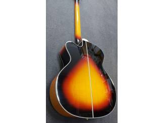 Snaarinstrumenten | Gitaren | Bas Takamine GB72CEBSB electro-akoestische basgitaar Brown Sunburst
