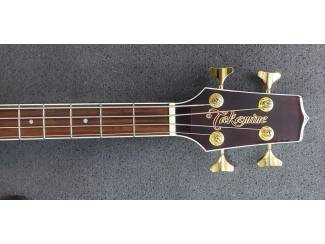 Snaarinstrumenten | Gitaren | Bas Takamine GB72CEBSB electro-akoestische basgitaar Brown Sunburst