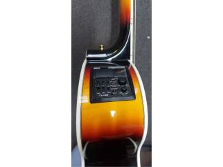 Snaarinstrumenten | Gitaren | Bas Takamine GB72CEBSB electro-akoestische basgitaar Brown Sunburst