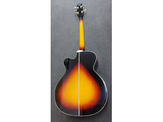 Snaarinstrumenten | Gitaren | Bas Takamine GB72CEBSB electro-akoestische basgitaar Brown Sunburst