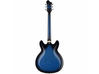Snaarinstrumenten | Gitaren | Elektrisch Hagstrom Super Viking, Dark Baltic Sea Flame, Limited edition