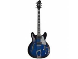 Snaarinstrumenten | Gitaren | Elektrisch Hagstrom Super Viking, Dark Baltic Sea Flame, Limited edition