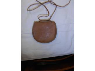 Tassen | Damestassen Leren schoudertasje superklein